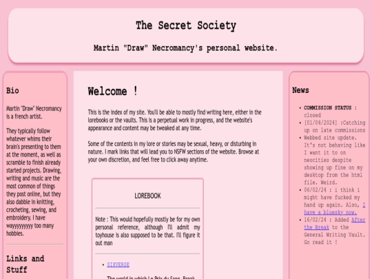 index screenshot