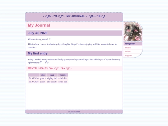 journal screenshot