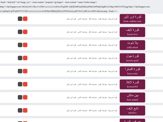 index screenshot