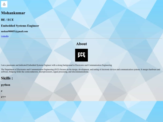 HTML/Profile screenshot