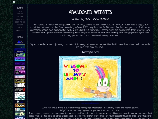 articles/desertedwebsites screenshot