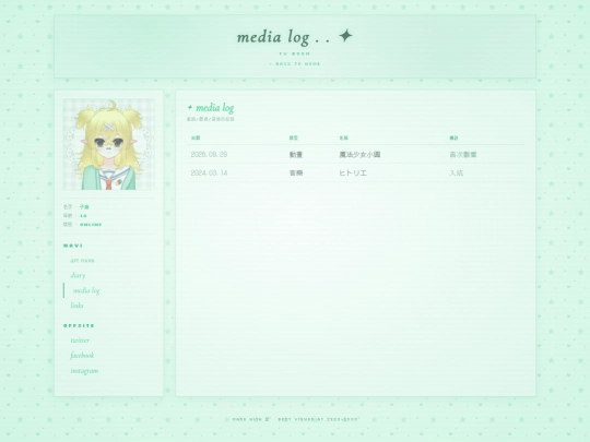 media-log screenshot