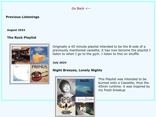 previousListenings screenshot