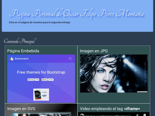 Entrega2/Entrega2HTML5 screenshot