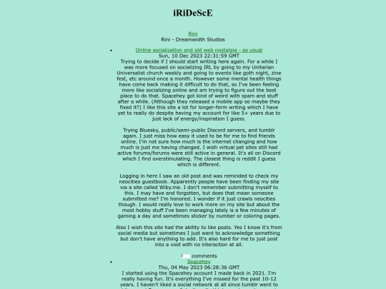 blog screenshot
