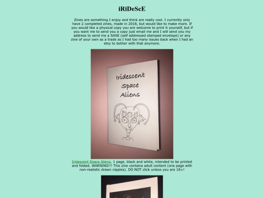 zines screenshot