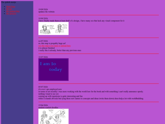 blog screenshot
