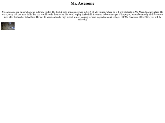 wiki/mr-awesome screenshot