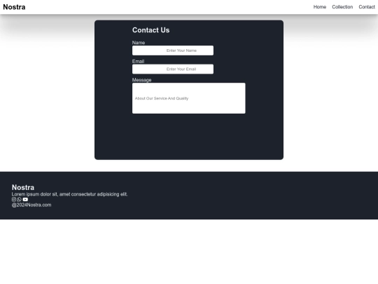 nastra/contact screenshot