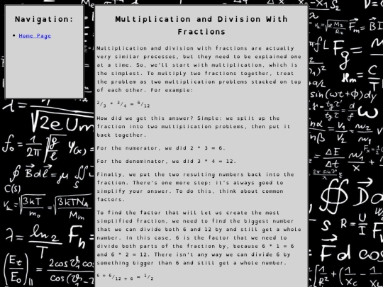 fraction-multiplication-division screenshot
