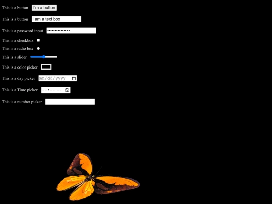 inputTypes screenshot