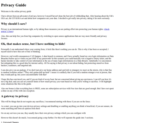 blog screenshot