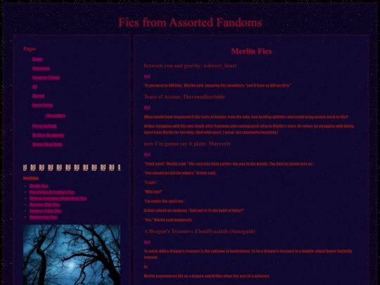 Fandoms/AssortedFandoms screenshot