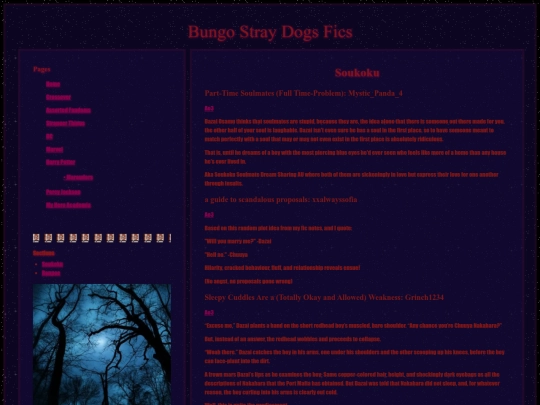 Fandoms/BungoStrayDogs screenshot