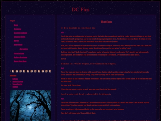 Fandoms/DC screenshot