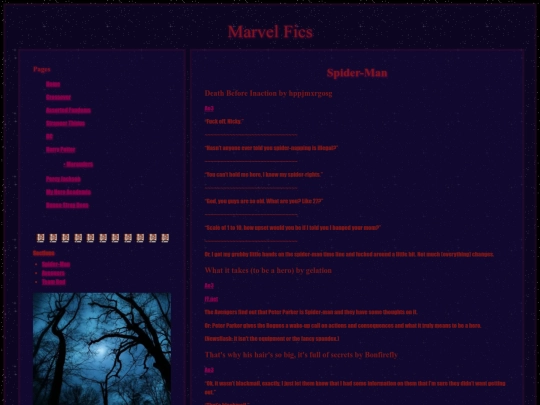 Fandoms/Marvel screenshot