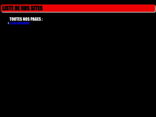liste sites screenshot
