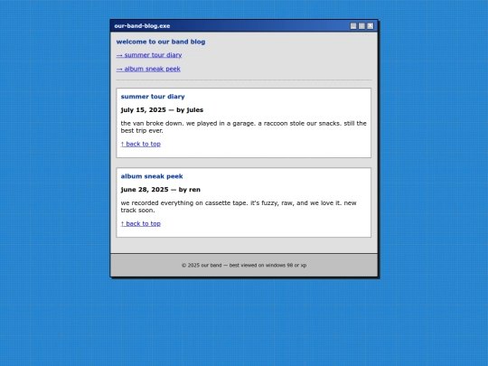 index screenshot