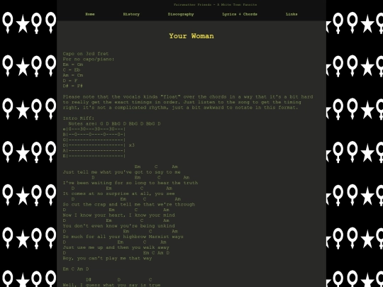 whitetown/chords/wit/yourwoman screenshot