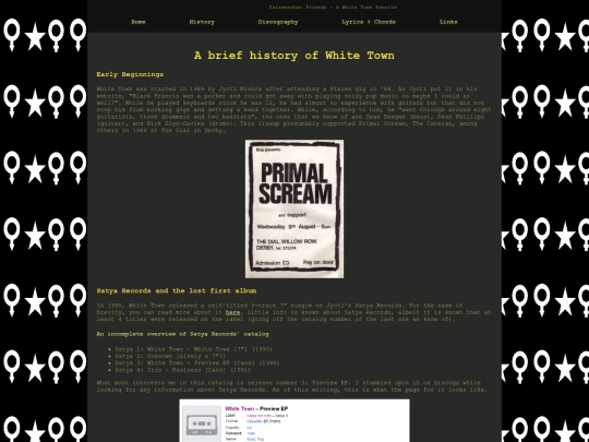whitetown/history screenshot