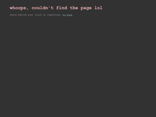 not_found screenshot