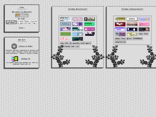 links screenshot