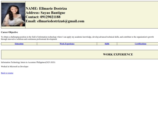 workexpe screenshot