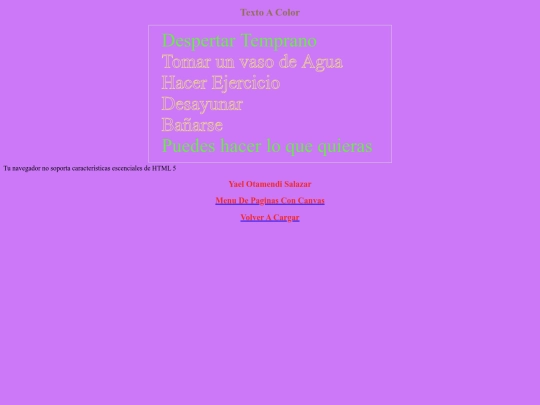 CANVAS/Texto en color screenshot