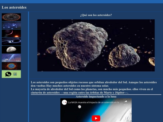 Proyecto paisajes/asteroide screenshot
