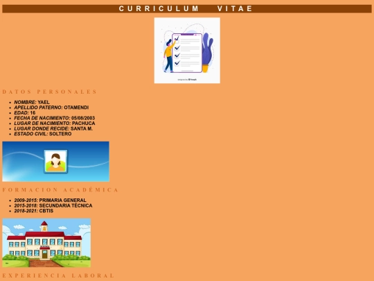 curriculum screenshot