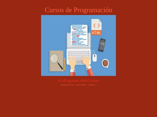 proyecto cursos screenshot