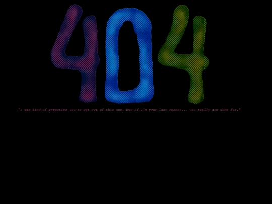 not_found screenshot