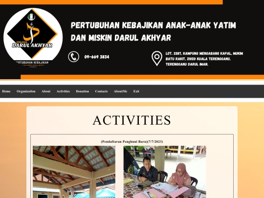 Activities screenshot