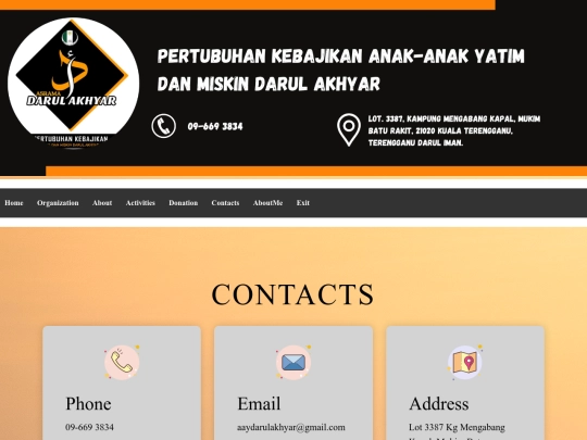 Contact screenshot