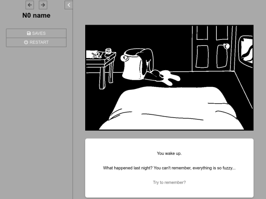 interactive comics/N0 name screenshot