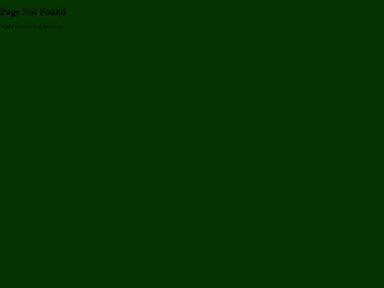 not_found screenshot