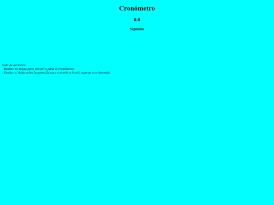 Modulo8/cronometro screenshot