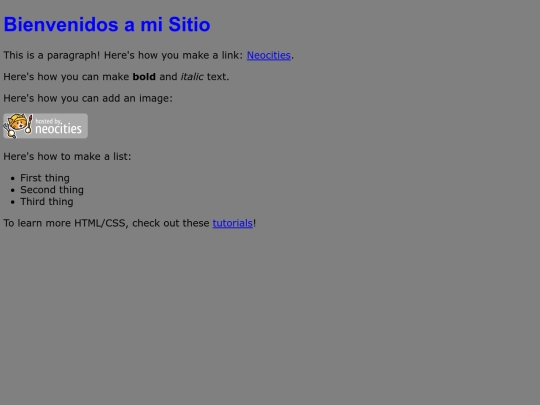 index screenshot
