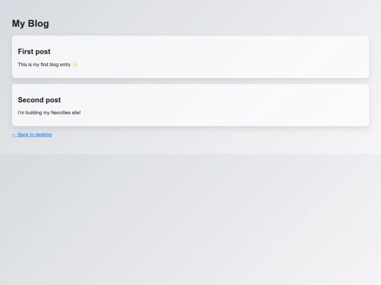 blog screenshot