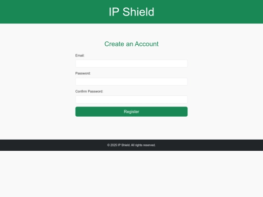 register screenshot