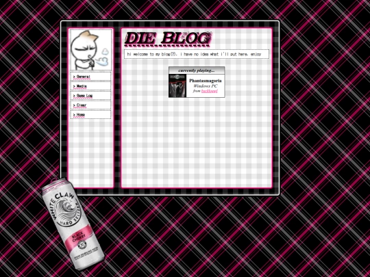 blog screenshot