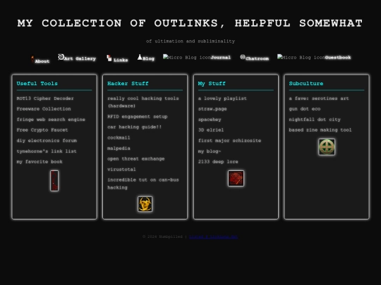 links screenshot