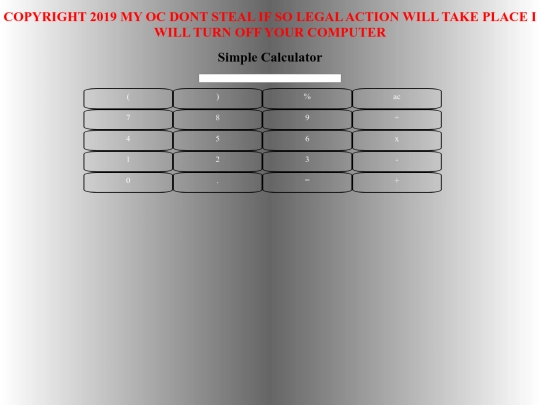 Calculator screenshot