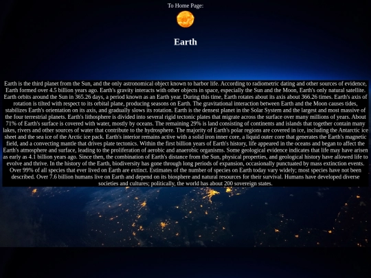 Earth screenshot