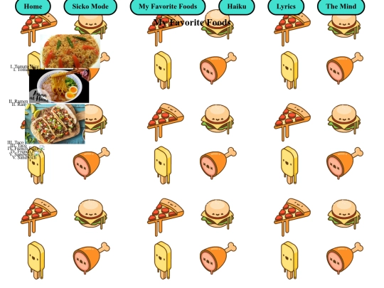 mahfavoritefoods screenshot