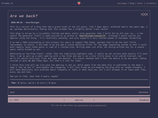 blog/are-we-back screenshot