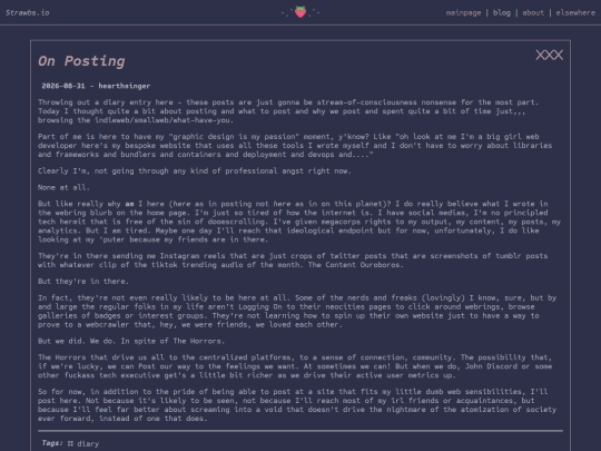 blog/on-posting screenshot
