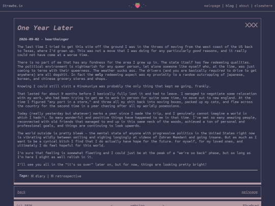blog/one-year-later screenshot