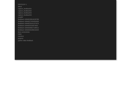 obs.html/dir_index screenshot
