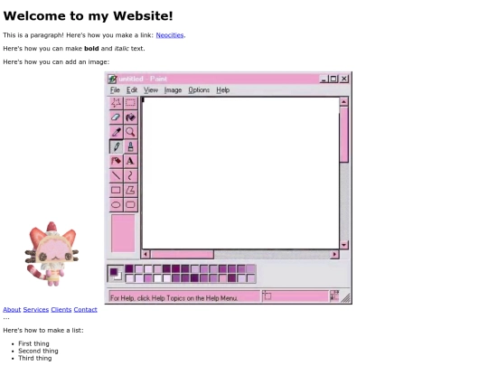 index screenshot